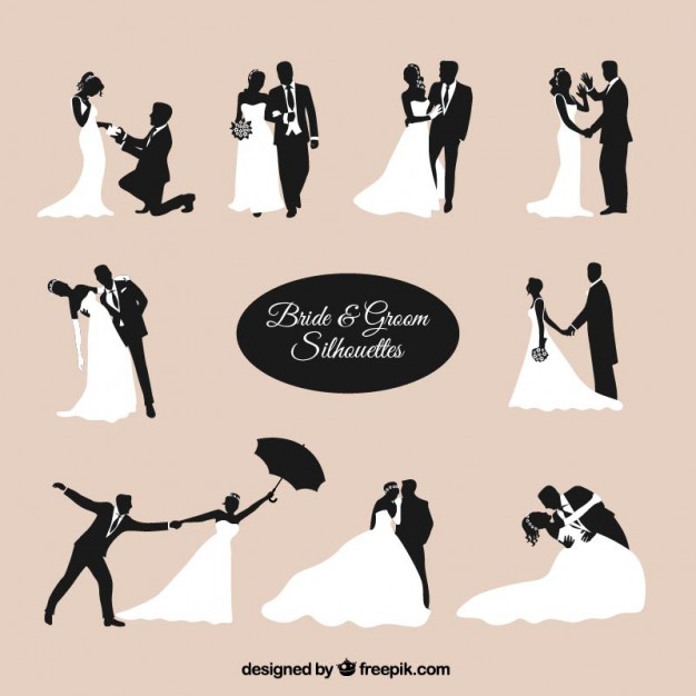 Bride And Groom Silhouette Vectors, Photos And Free 626x626 Bride And Groom Silhouette Vectors, Photos And Free