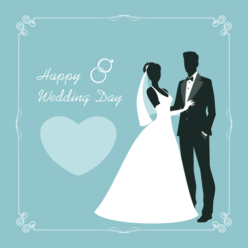 Beautiful Bride And Groom Vector Set Free Download 500x500 Beautiful Bride And Groom Vector Set Free Download