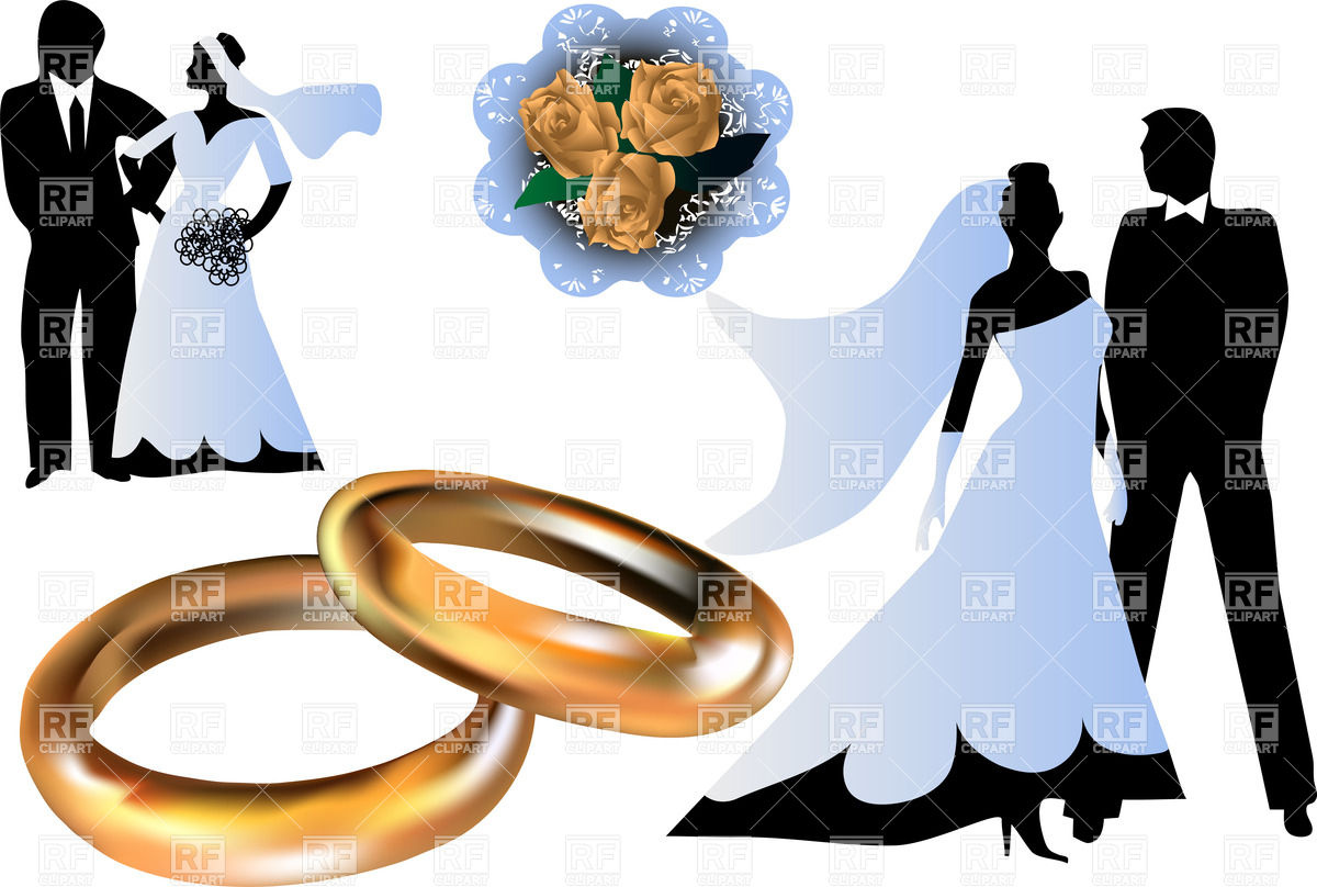 1200x808 Bride And Bridegroom Silhouettes Vector Image Of People Arkela