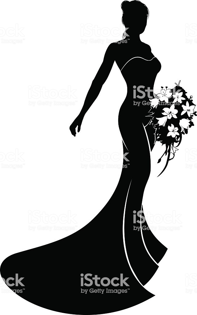 641x1024 Collection Of 'bride Silhouette Vector' Download More Than
