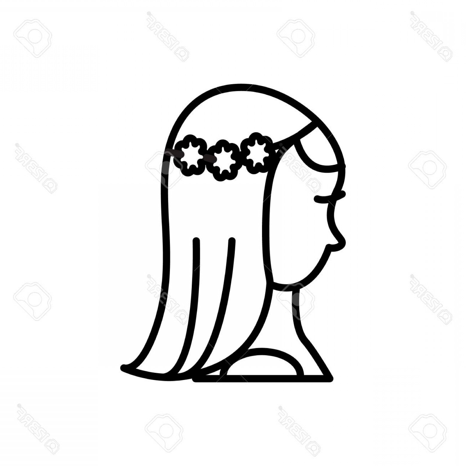 Photostock Vector Bride Vector Line Icon Sign Illustration 1560x1560 Photostock Vector Bride Vector Line Icon Sign Illustration