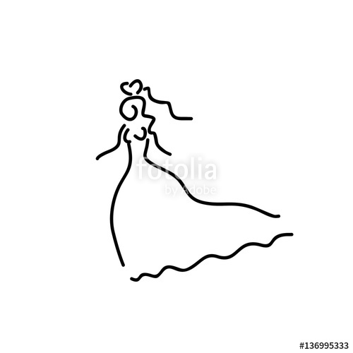 Running Bride Vector Illustration Stock Image And Royalty Free 500x500 Running Bride Vector Illustration Stock Image And Royalty Free