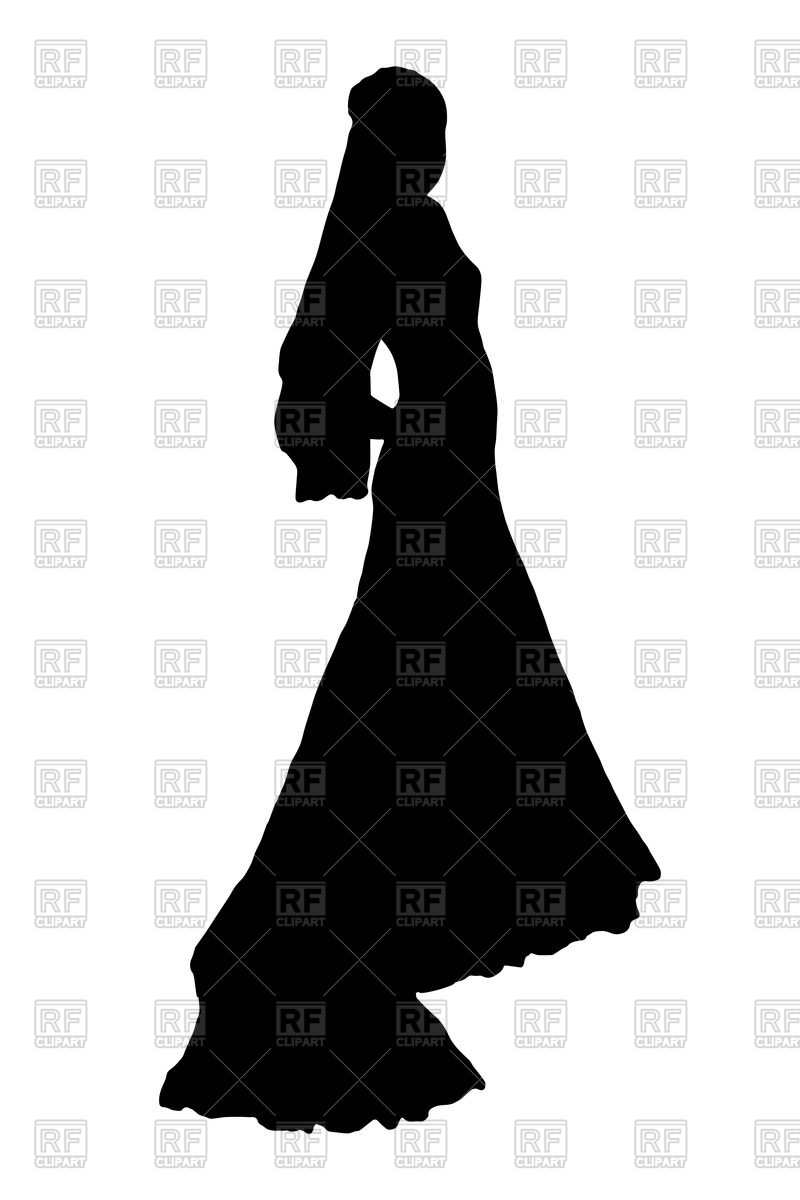 Silhouette Of Bride Vector Image Of People Konturvid 800x1200 Silhouette Of Bride Vector Image Of People Konturvid