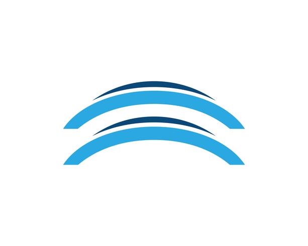 613x490 Bridge Icon Vector Illustration Logo Template Design