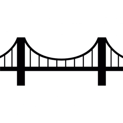 400x400 Free Bridge Icon Vector Png