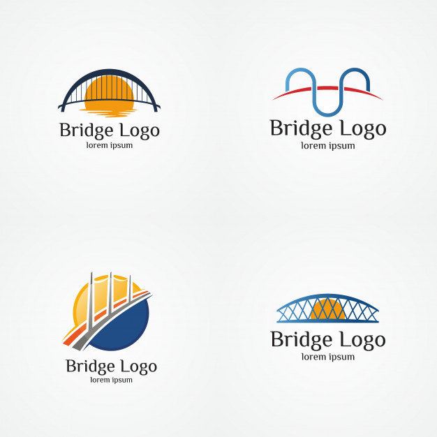 Collection Of Bridge Logo Vector Illustration Template Vector 626x626 Collection Of Bridge Logo Vector Illustration Template Vector