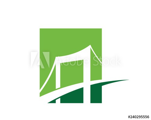 Bridge Logo Vector Template 500x400 Bridge Logo Vector Template