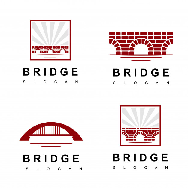 Brick Bridge Logo Vector Premium Download 626x626 Brick Bridge Logo Vector Premium Download