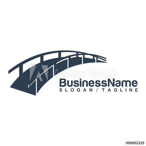 Bridge Vector Logo Icon 500x500 Bridge Vector Logo Icon
