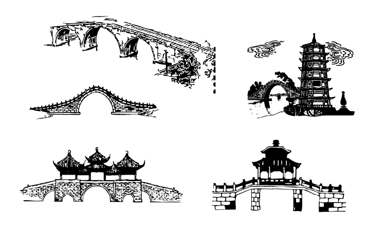 Chinese Traditional Architectural Arch Bridge 714x444 Chinese Traditional Architectural Arch Bridge