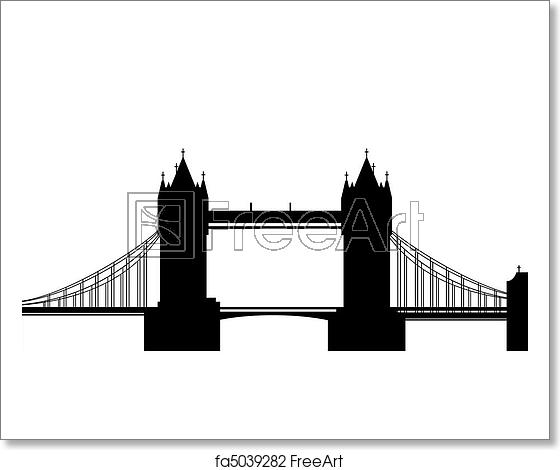Free Art Print Of Tower Bridge 560x470 Free Art Print Of Tower Bridge