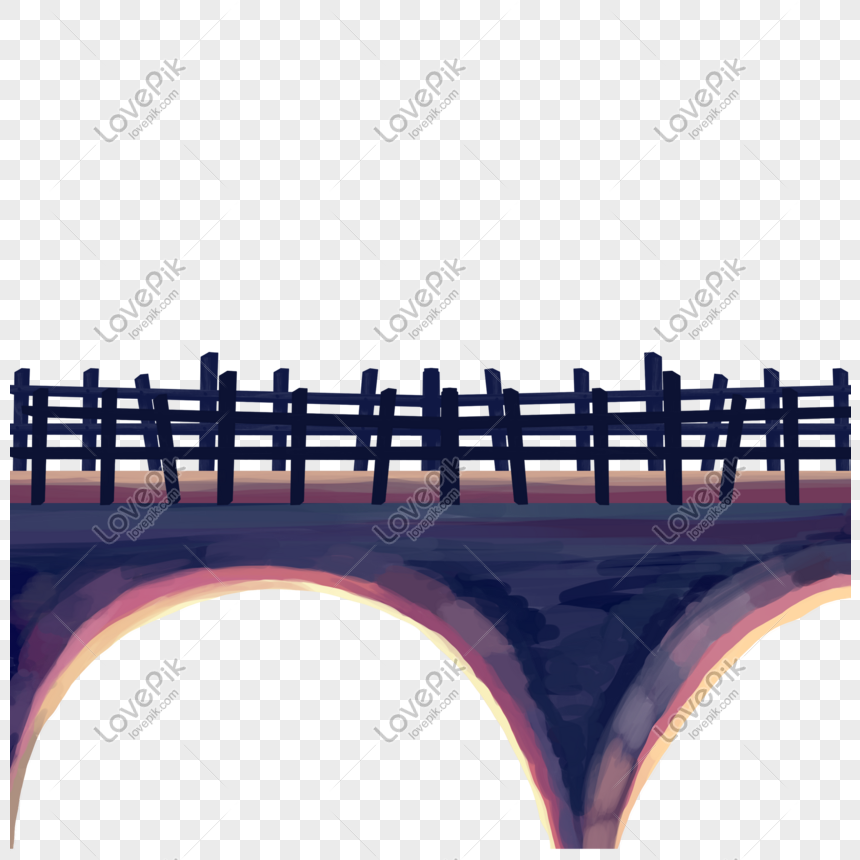 860x860 Hand Drawn Bridge Vector Graphic Png Image Picture Free Download
