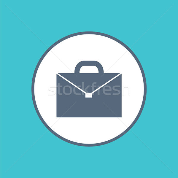 600x600 Briefcase Icon Vector Illustration Icon In Circle Vector