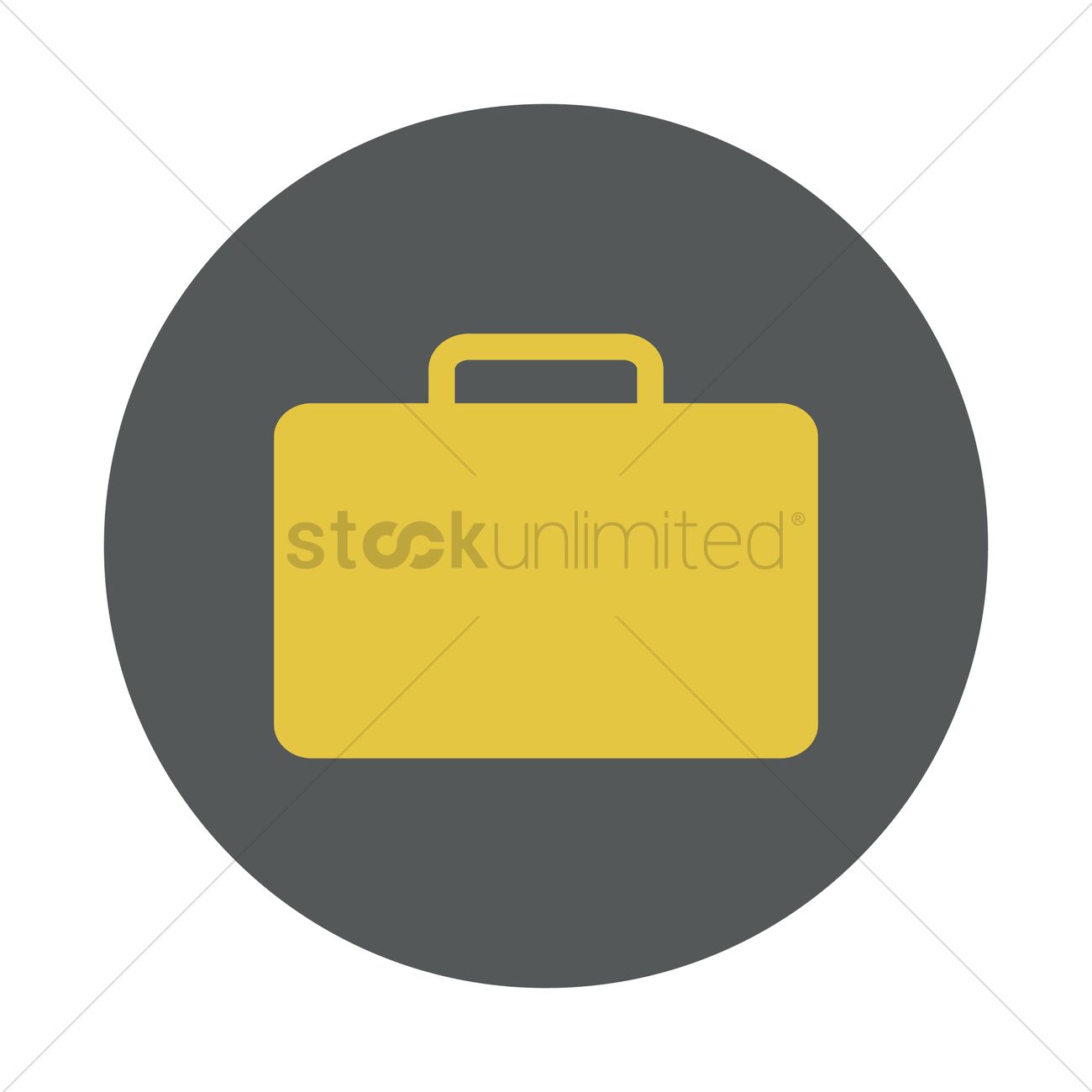1300x1300 Briefcase Icon Vector Image