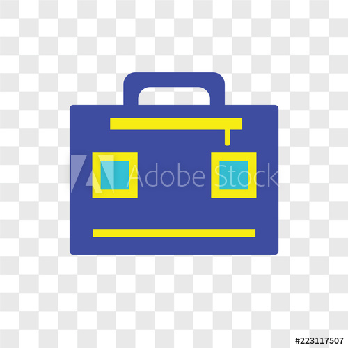 500x500 Briefcase Icons Isolated On Transparent Background Modern