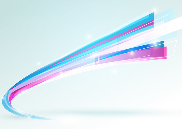 600x424 Abstract Lines Curve Stripe On Bright Background Vector Free Download