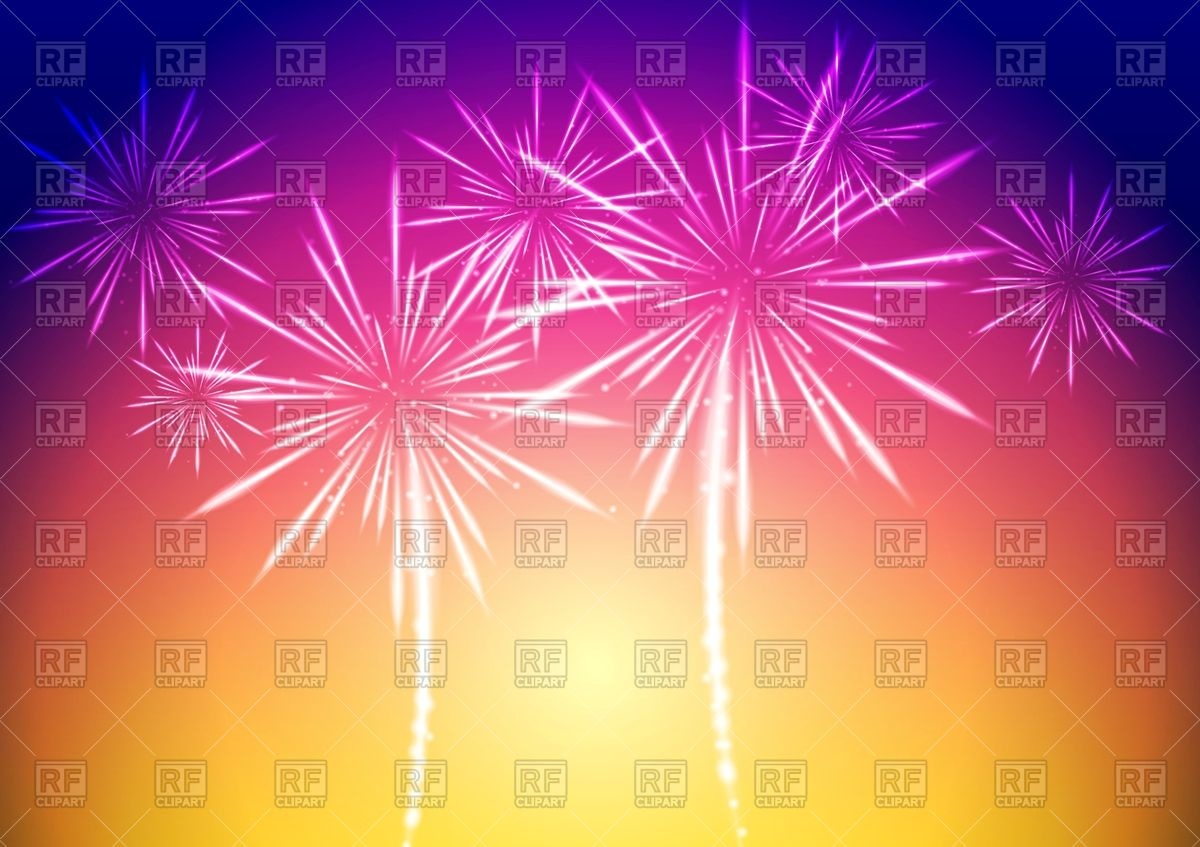 1200x847 Bright Abstract Fireworks Background Vector Image Of Backgrounds