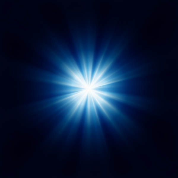 600x600 Bright Stars Background