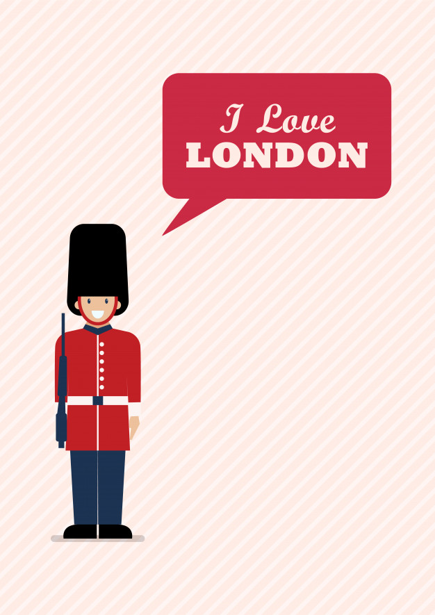 626x885 British Army Soldier With Word I Love London Vector Premium Download