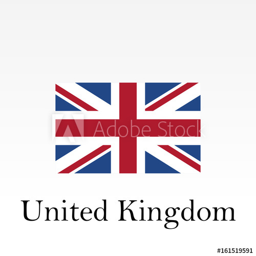 500x500 United Kingdom Flag Great Britain National Symbol British Flag
