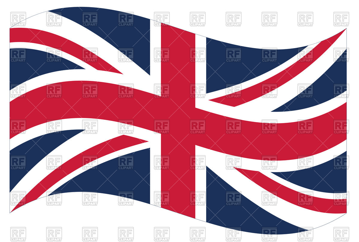 1200x810 Waving Great Britain Flag Vector Image Of Objects Vadimmmus