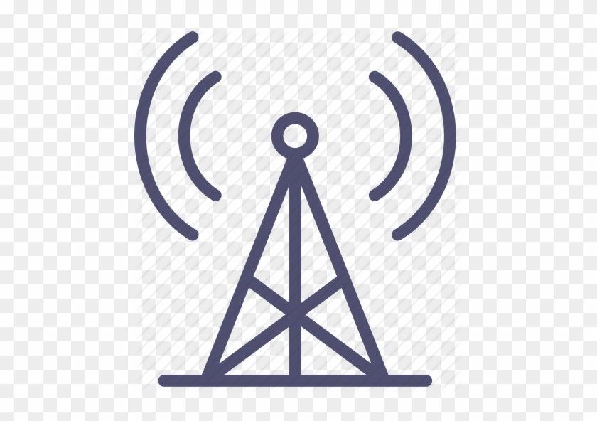 840x592 Vector Design Of Radio Tower Broadcast Icon Royalty
