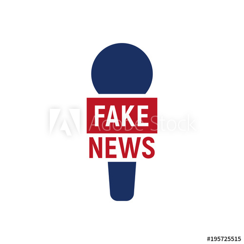 500x500 Fake Interview Logo Abstract Reporter Microfon Logo For False