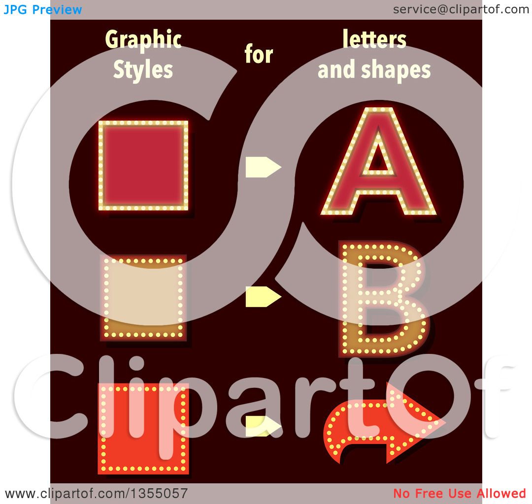 1080x1024 Clipart Of Broadway Styled Design Elements