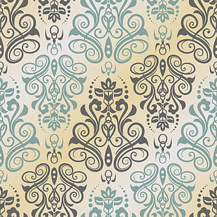 310x310 Free Damask Vector Pattern Free Graphics Uihere
