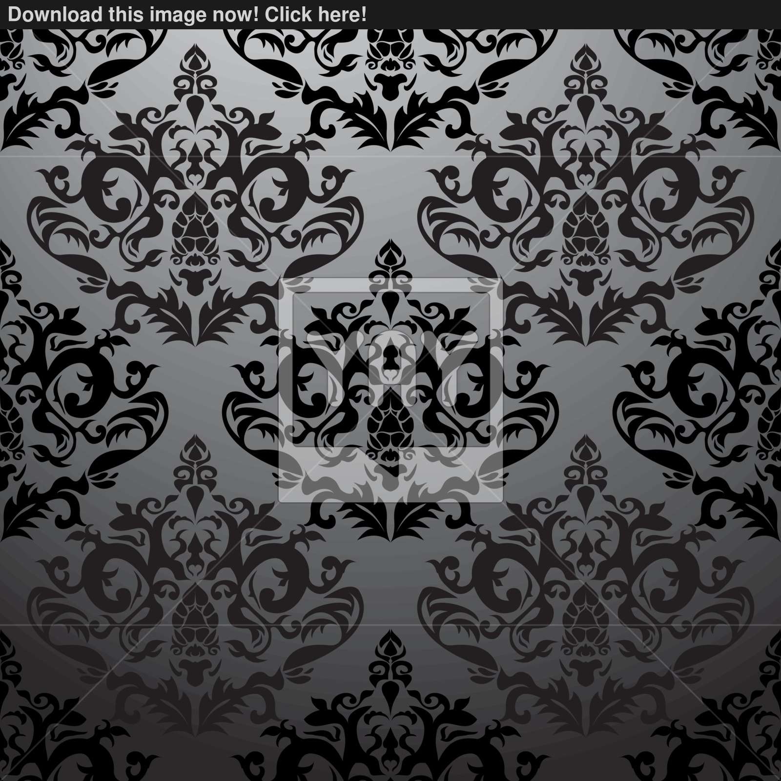 1600x1600 Vintage Vector Damask Floral Brocade Tapestry Wallpaper Background