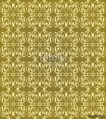 444x500 Vintage Seamless Patterns On Golden Background Fine Brocade