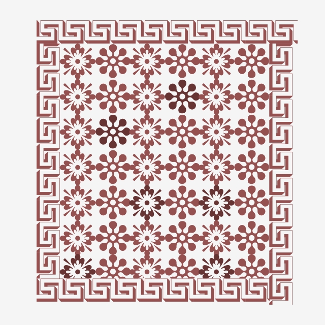 640x640 Brocade Pattern, Vector Border Pattern, Vector Gallery Png