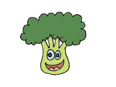 400x300 Free Broccoli Vector Series