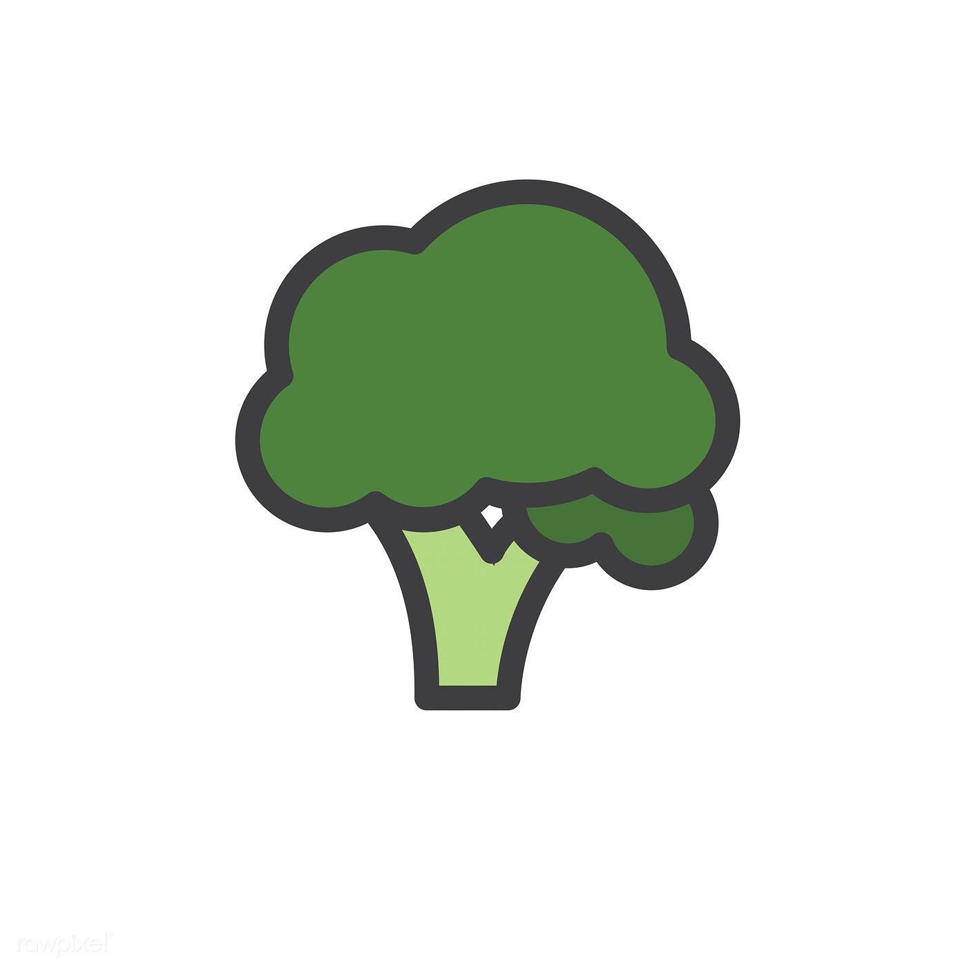 1400x1400 Illustration Of A Broccoli Free Image