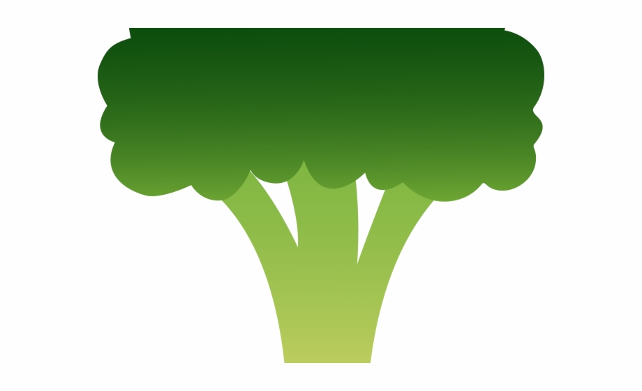 920x560 Broccoli Clipart Silhouette