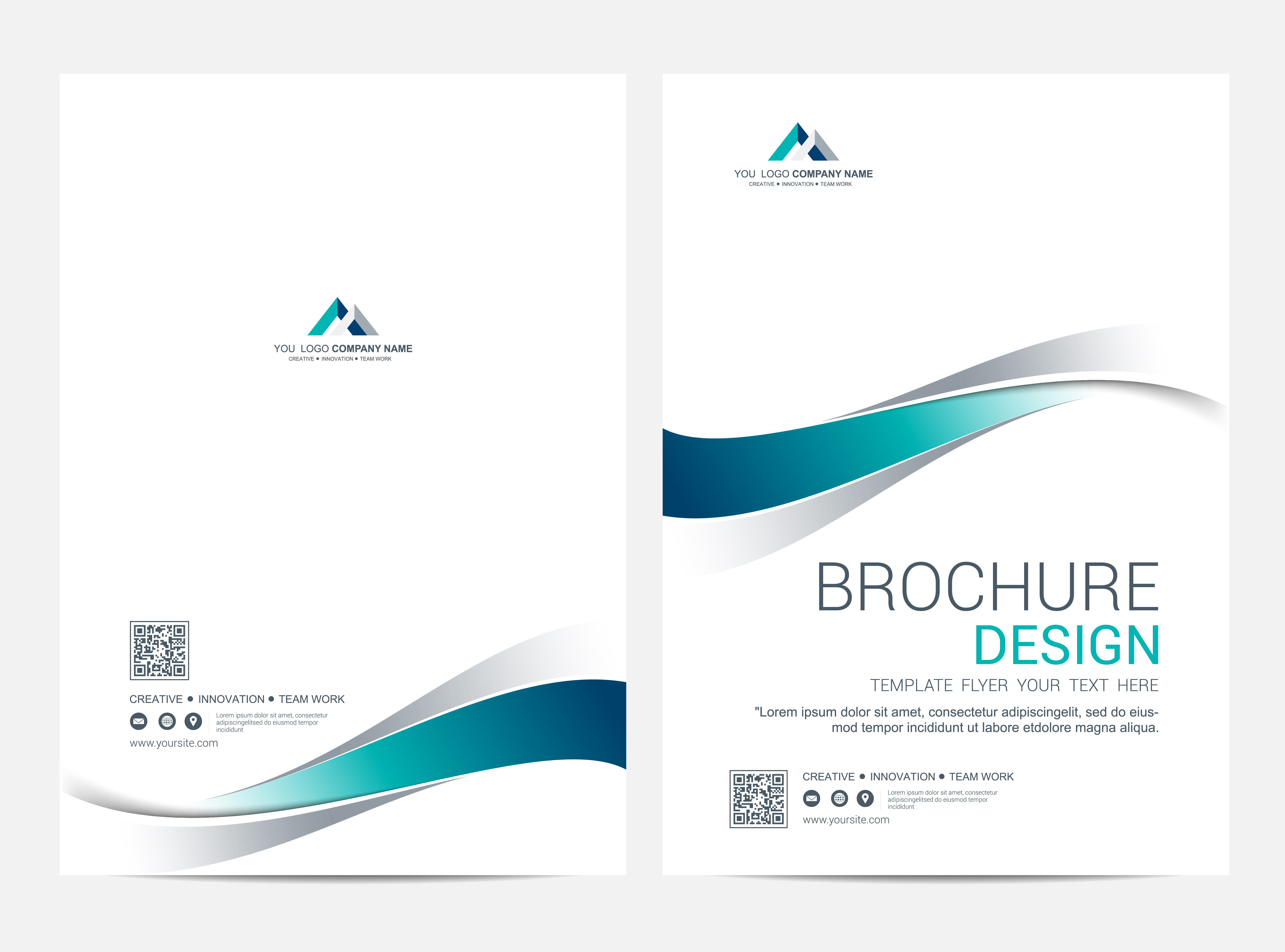 Brochure Cover Free Vector Art 5625x4167 Brochure Cover Free Vector Art