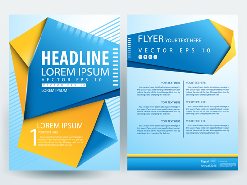500x375 Flyer Or Brochure Cover Modern Design Vector Free Download
