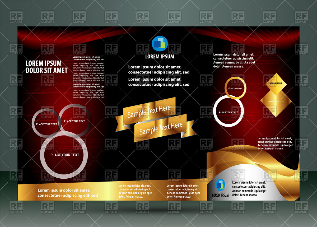 1200x859 Abstract Corporate Brochure Design Vector Image Of Calendars