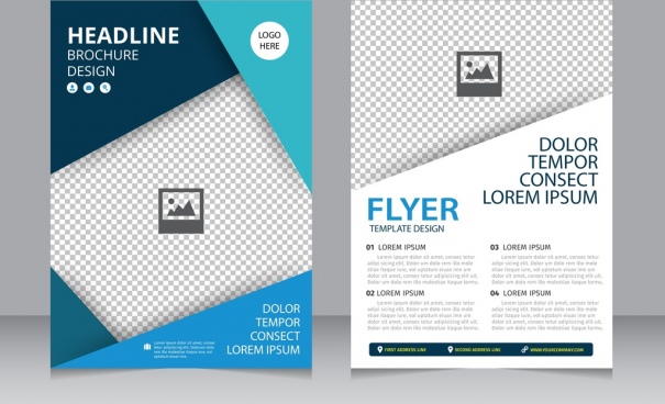 605x368 Brochure Free Vector Download
