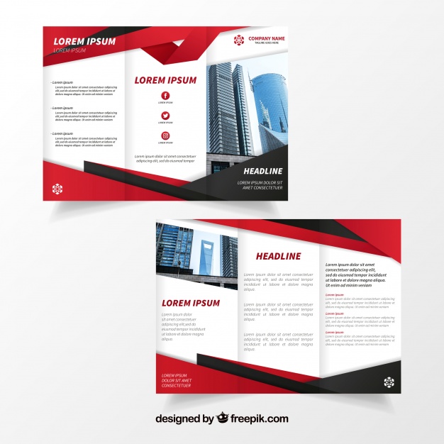 626x626 Elegant Business Brochure Vector Free Download