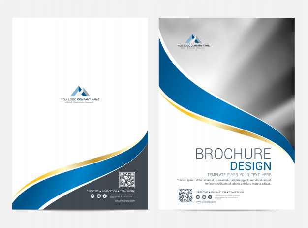 626x463 Brochure Template Flyer Design Vector Background Vector Premium