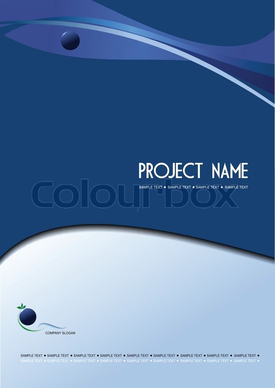 568x800 Corporate Vector Business Template Stock Vector Colourbox