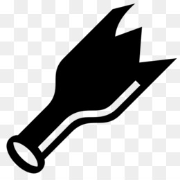 260x260 Broken Glass Bottle Clipart