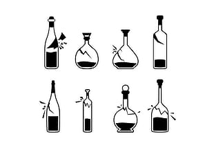 310x217 Broken Bottle Collection Free Graphics Uihere