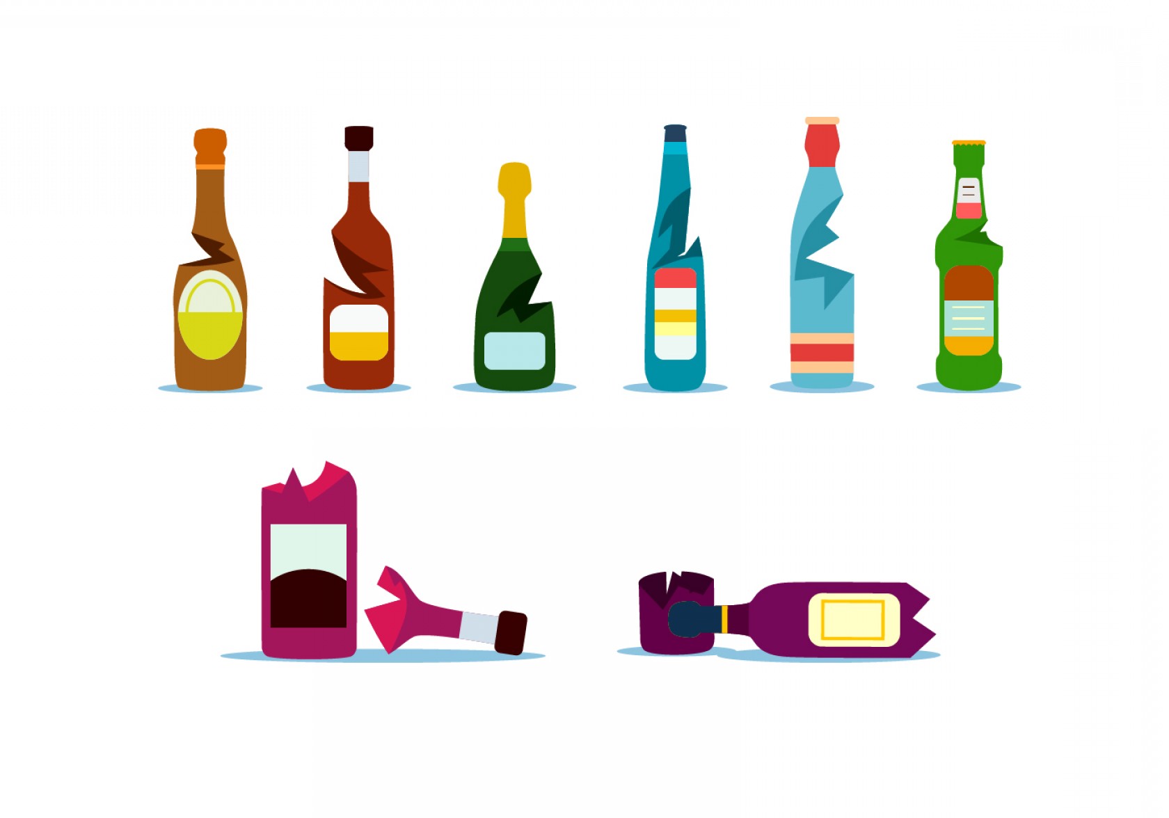 1680x1176 Breaking Bottle Vector Hoodamathrun