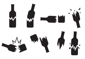 286x200 Broken Bottle Free Vector Art