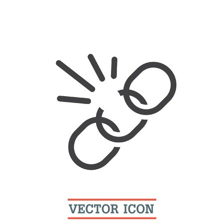 Unlink Sign Line Vector Icon Broken Chain Vector Icon Royalty 450x450 Unlink Sign Line Vector Icon Broken Chain Vector Icon Royalty