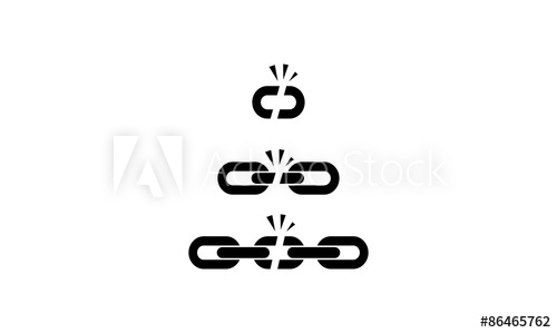Broken Chain Connection Vector 500x299 Broken Chain Connection Vector