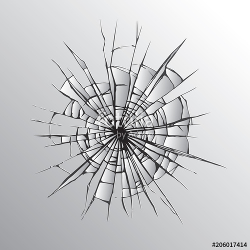500x500 Broken Glass Vector Drawing Stock Image And Royalty Free Vector