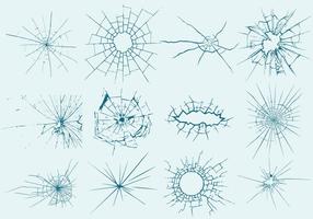 286x200 Cracked Glass Free Vector Art